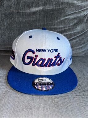 New Era New York Giants SnapBack Cap - White,Royal Blue, & Red